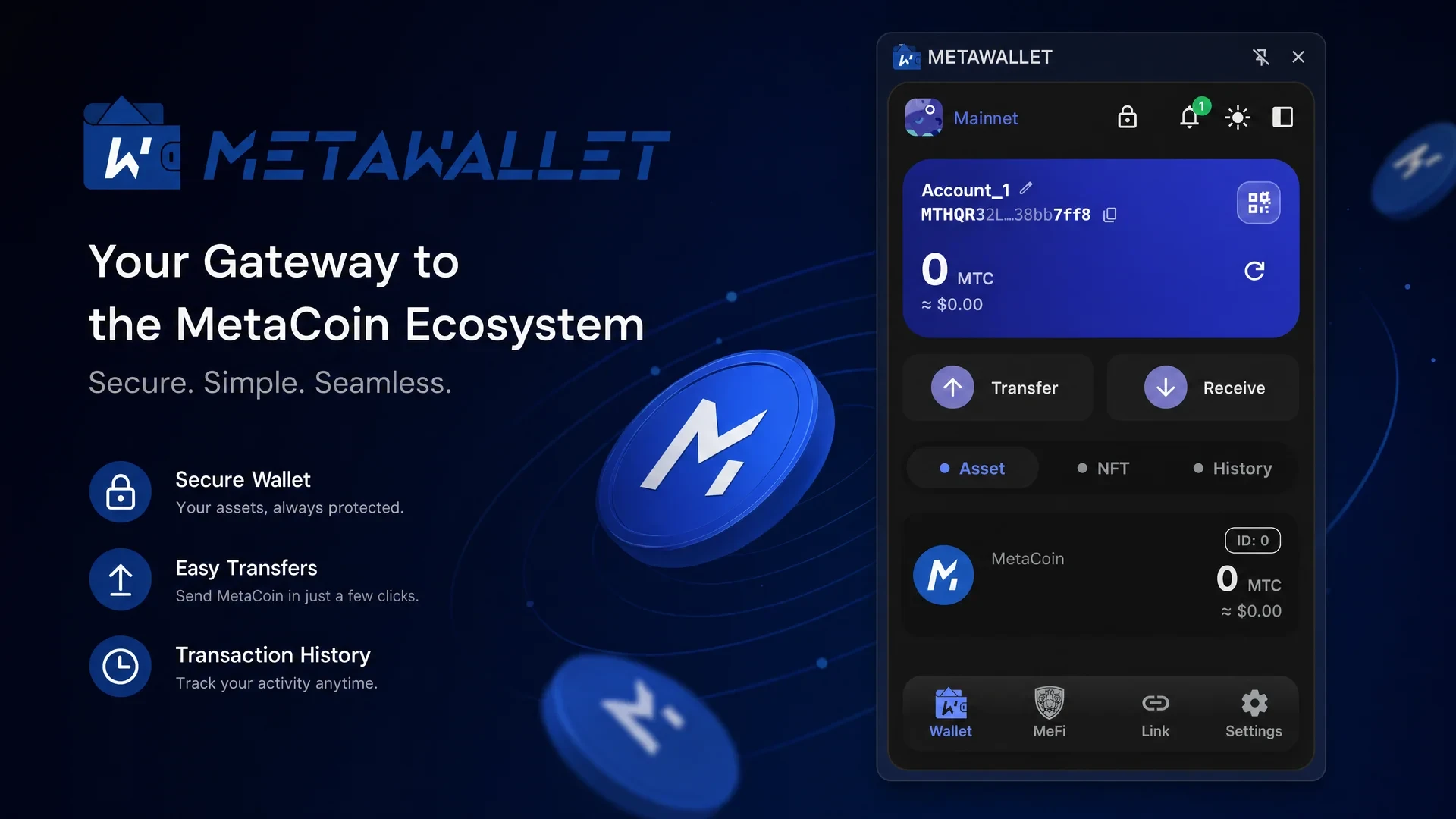 MetaWallet — Your Gateway to the MetaCoin Ecosystem